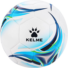 Мяч футб. KELME Vortex 18.2, 8301QU5021-113, р.5, 32 панели, ПУ, термосшивка, бело-синий